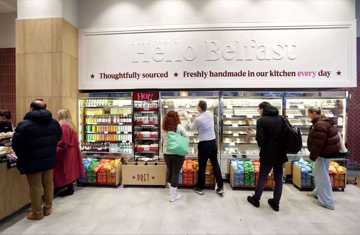 PlusFloor & Pret A Manger - Belfast Store