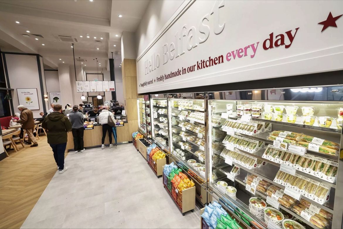PlusFloor & Pret A Manger - Belfast Store