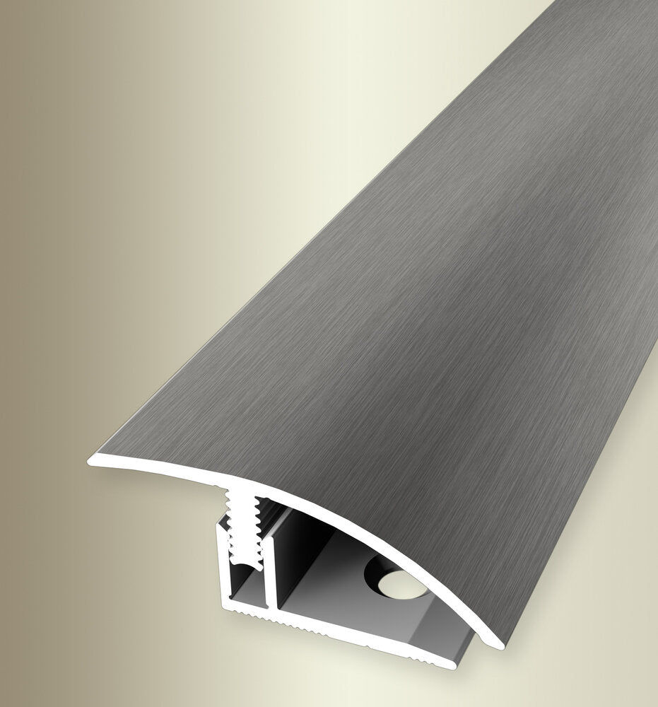 Laminate-LVT Ramp Profile - Stainless Steel - PlusFloor