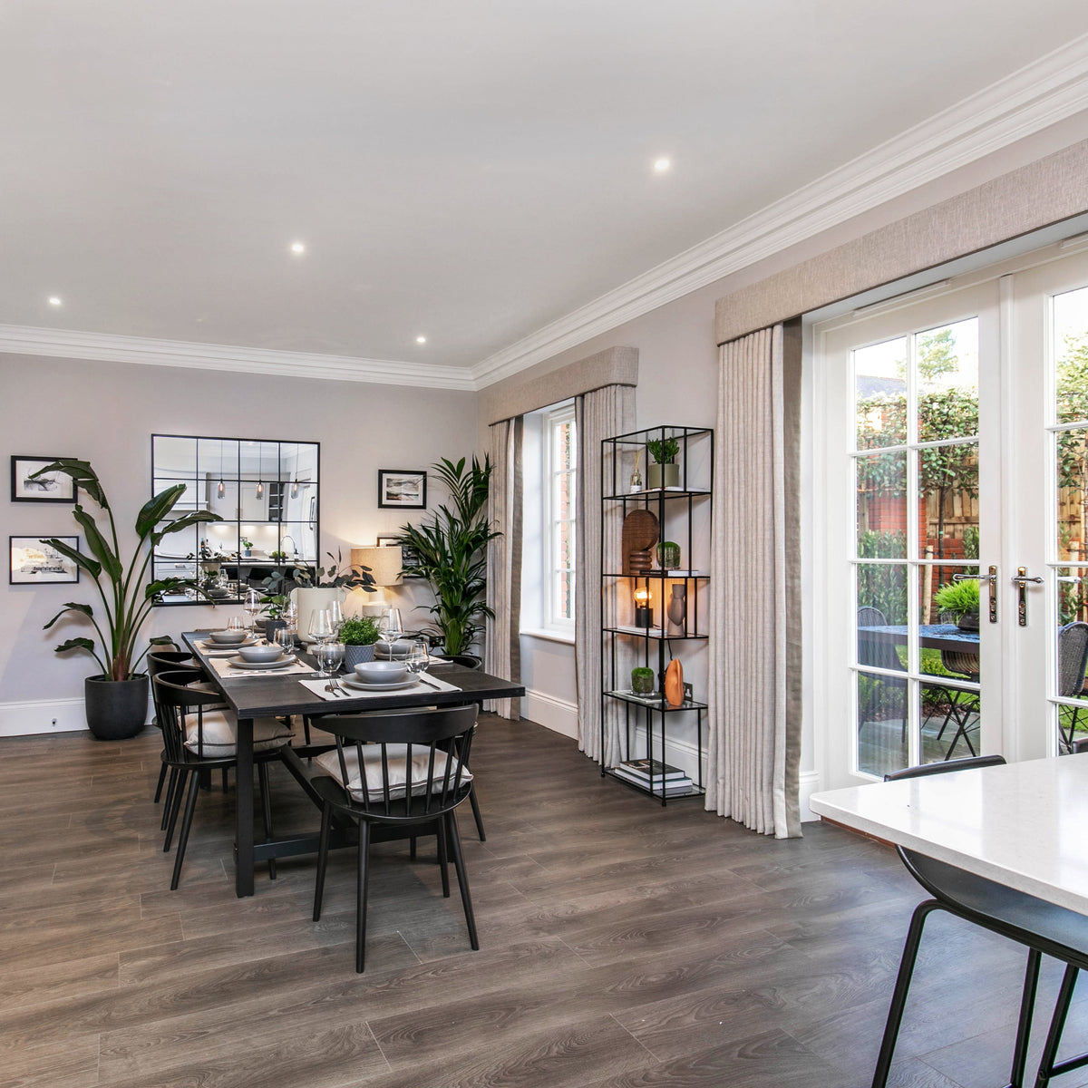 Formation Blanched Carbon Glue Down Plank