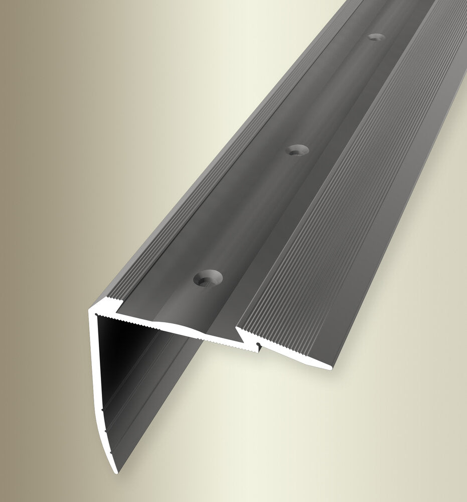 Commercial Stair Nosing -  Stainless Steel with Insert