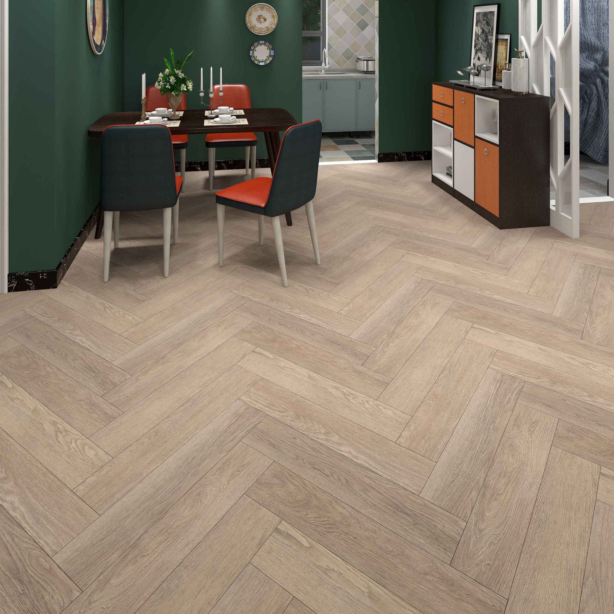 Elements Calcium Oak Herringbone