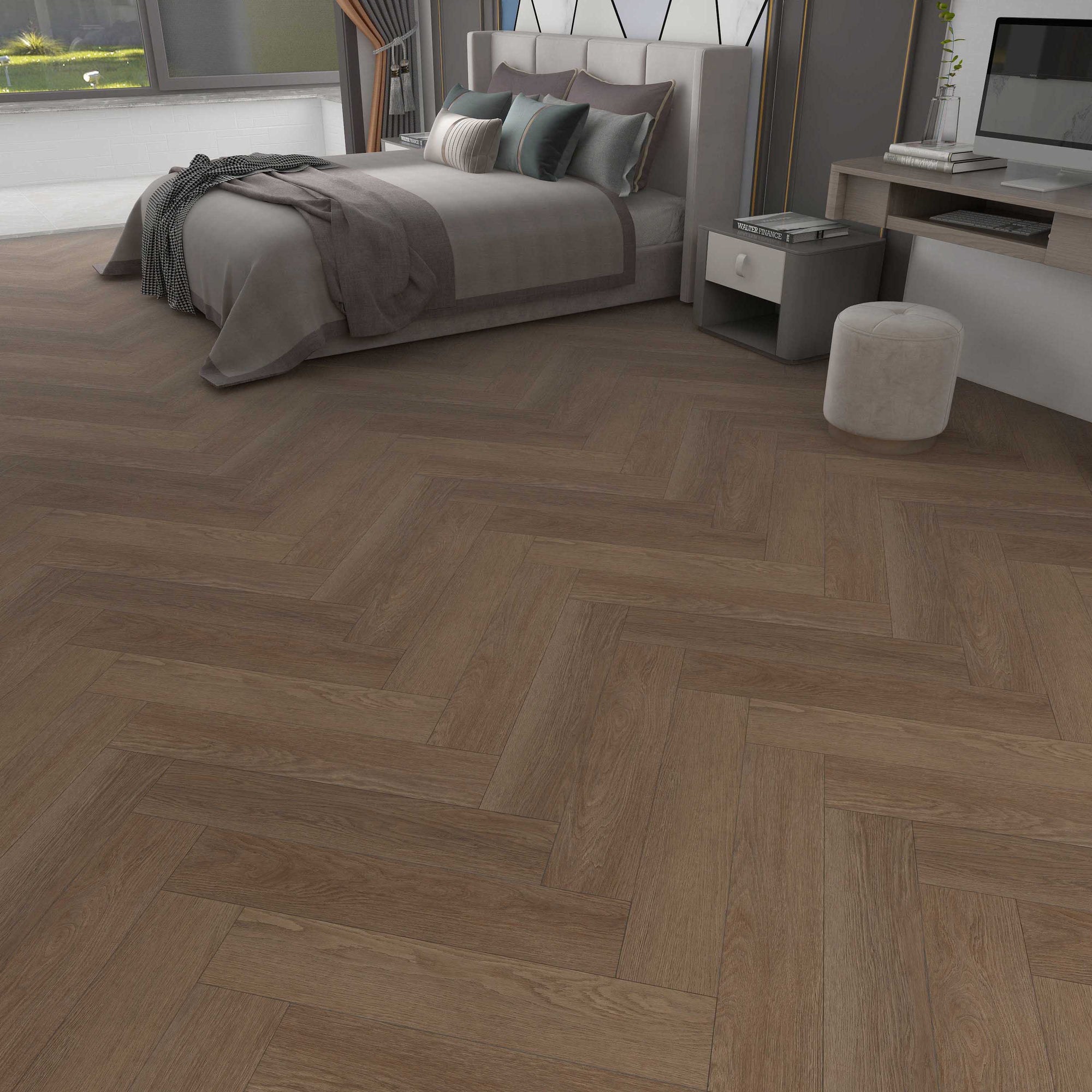 Elements Copper Oak Herringbone