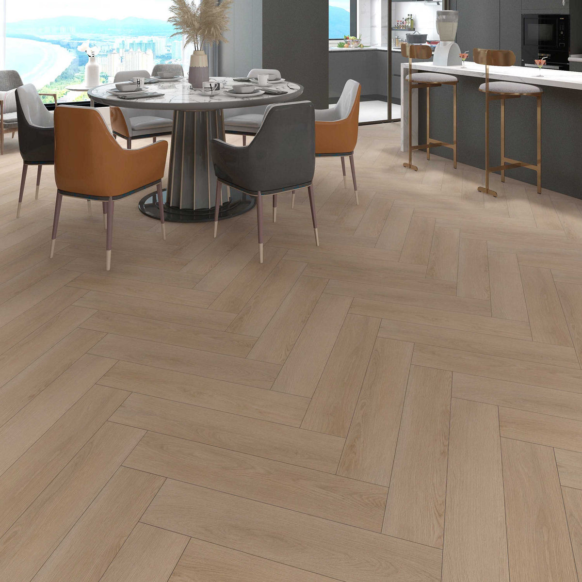 Elements Iron Oak Herringbone