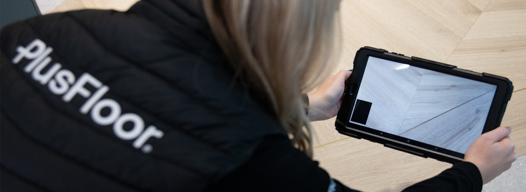 We are PlusFloor. Luxury Vinyl and Carpet Tiles.