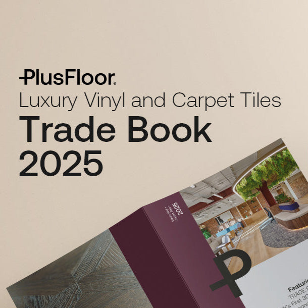 PlusFloor Design Guide: Luxury Vinyl and Carpet Tiles.