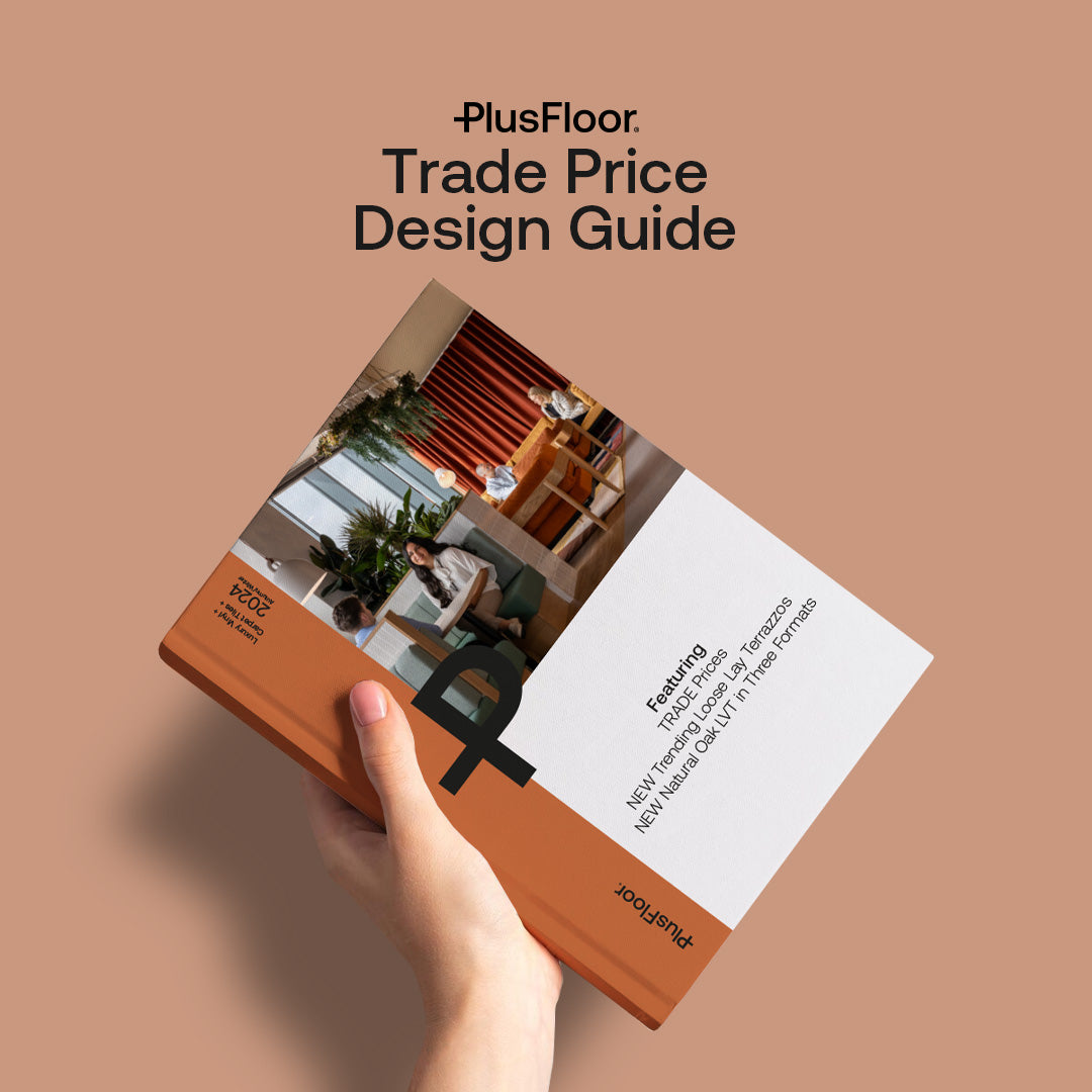 PlusFloor Design Guide: Luxury Vinyl and Carpet Tiles.