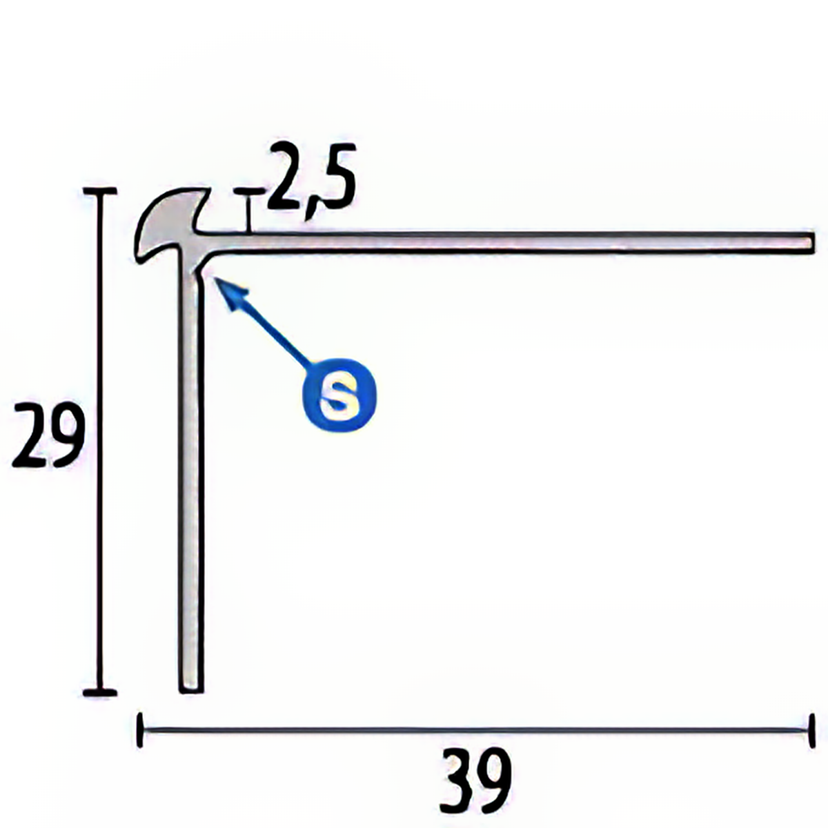 Residential Stair Nosing - Stainless Steel